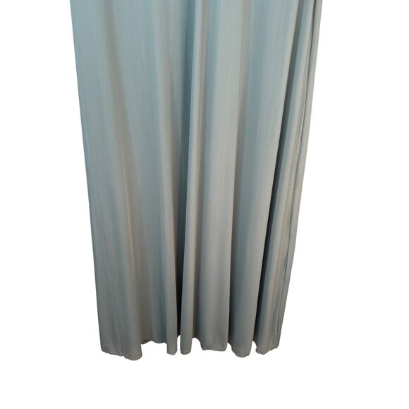 Pisarro Nights Size 10 Aqua Green Beaded Short Sleeve Evening Dress - Picture 8 of 16